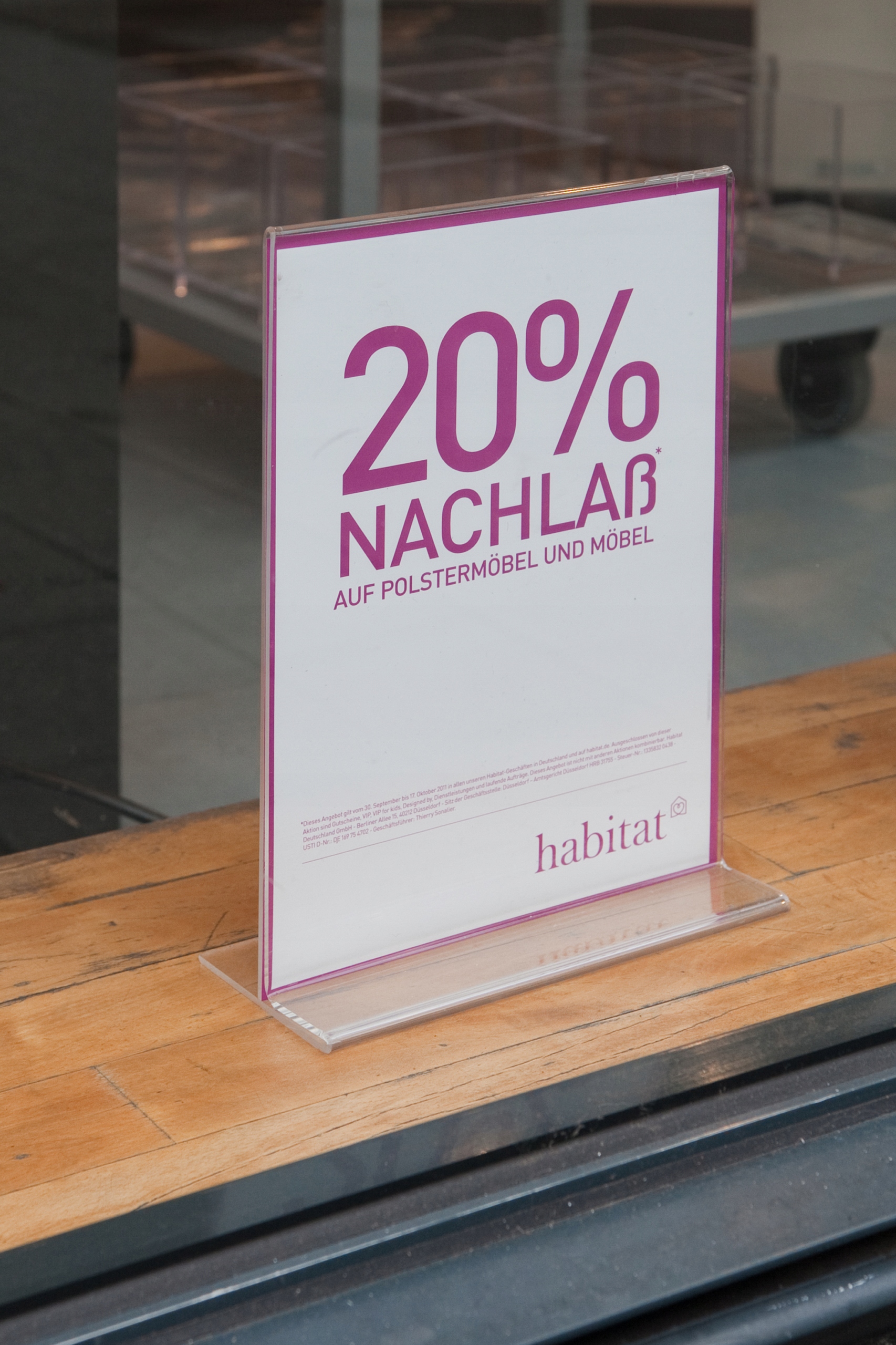 Stojak informacyjny A4/Stojak na menu-dwustronny Szerokość produktu 21 cm