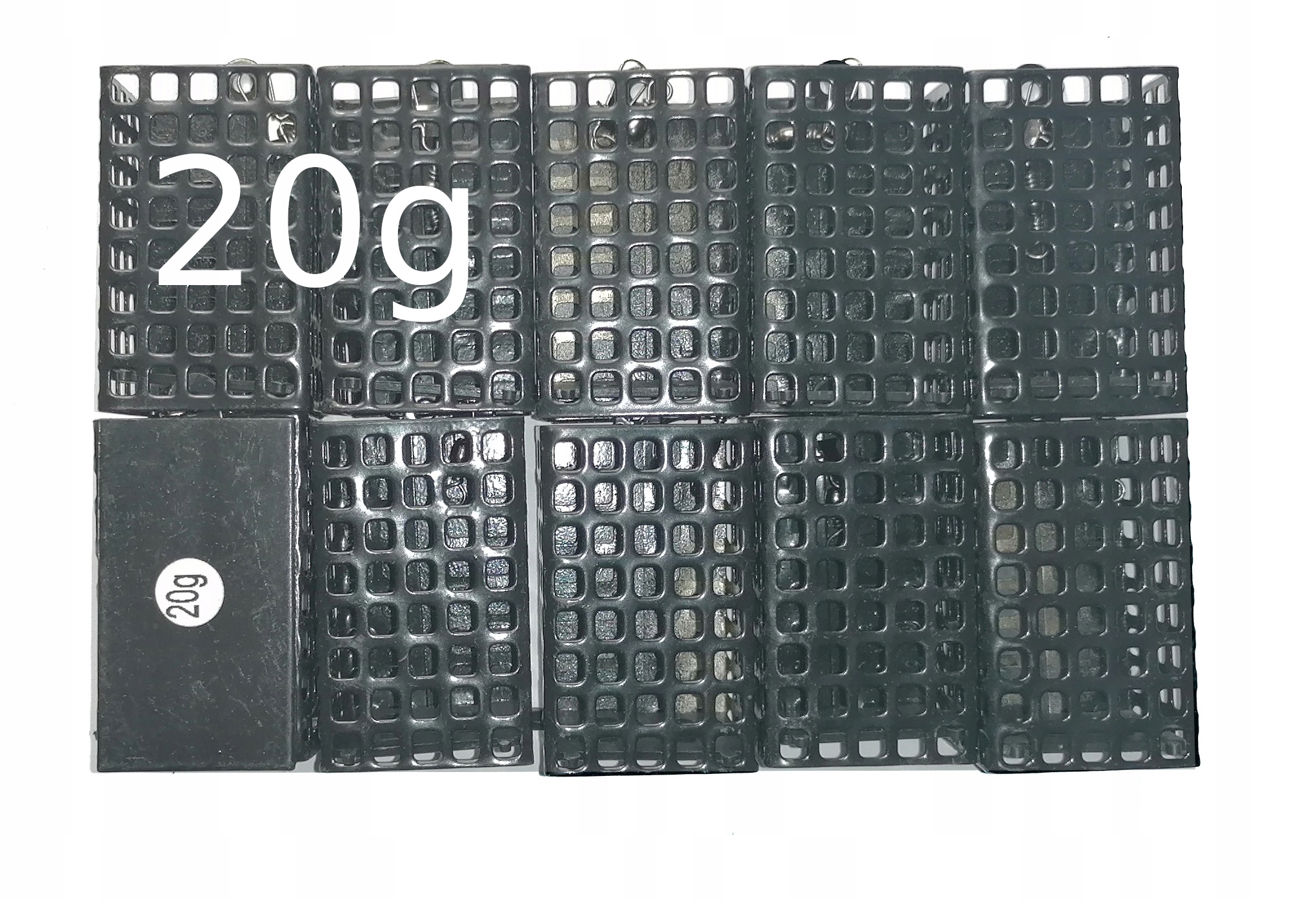 

Zestaw 10x Koszyk Koszyczek Zanętowy 20G +gratis