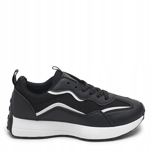 

Czarne Sportowe Buty Damskie Qsially 38
