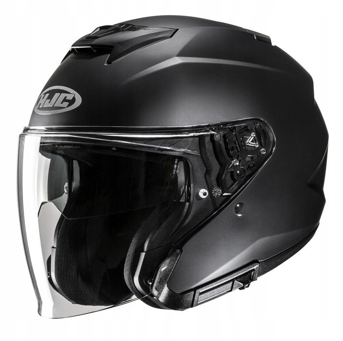 Hjc I31 Solid Semi Flat Black otvorená prilba s mixom čierna matná S