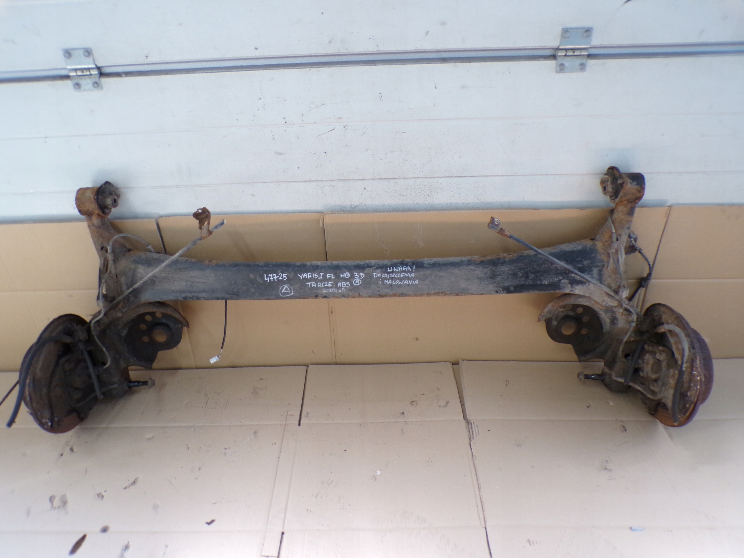 TOYOTA YARIS I LIFT 1.4 D4D BELKA ZAWIESZENIA TARCZE ABS