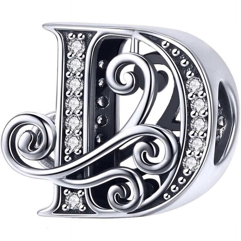 

Charms do Pandora Literka D srebro 925 zawieszka