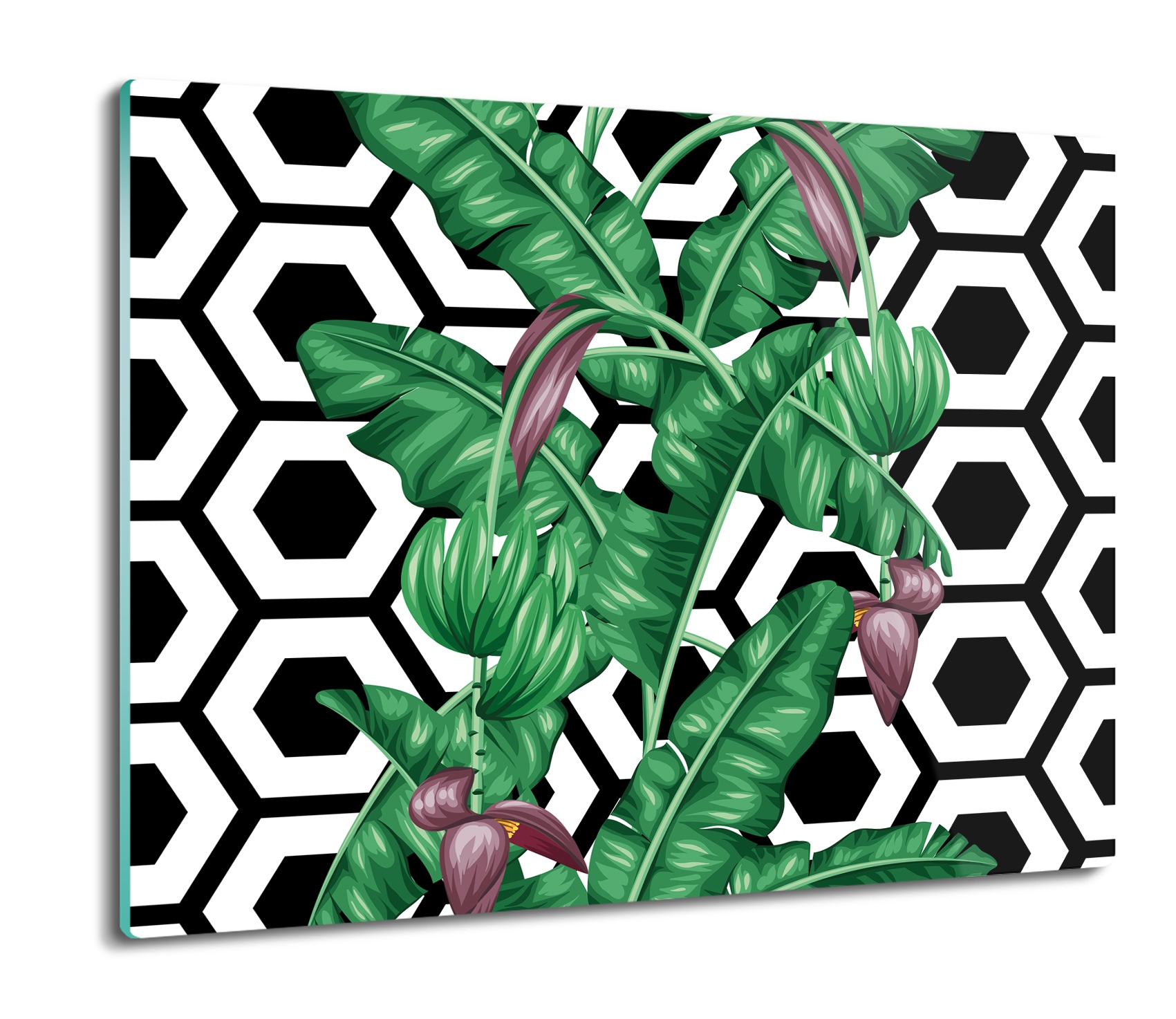 

Potwór uśmiech zęby 60x52 deska do kuchni szklana