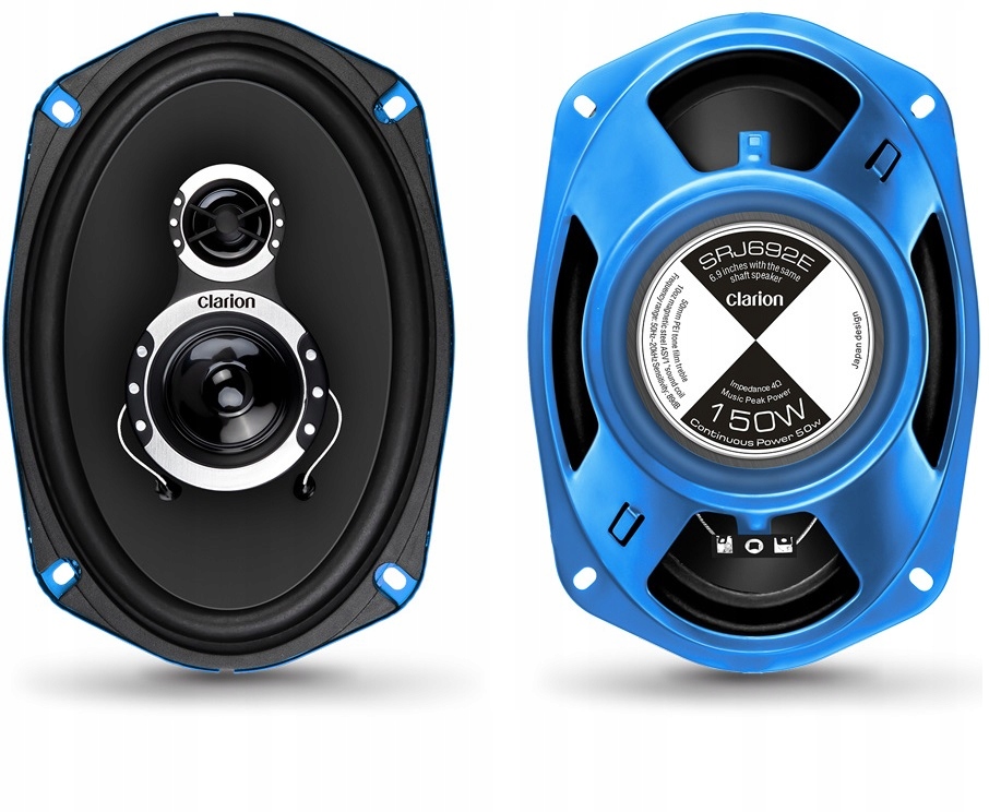 Clarion SRJ692E Automobilové reproduktory 6x9'' 3-pásmové 150W Max 50W Rms