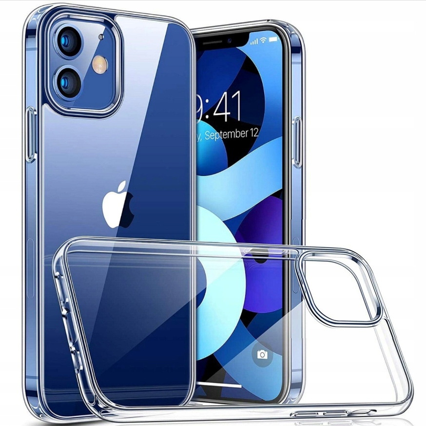 

Etui Przezroczyste +szkło do Iphone 12 Mini 2MM