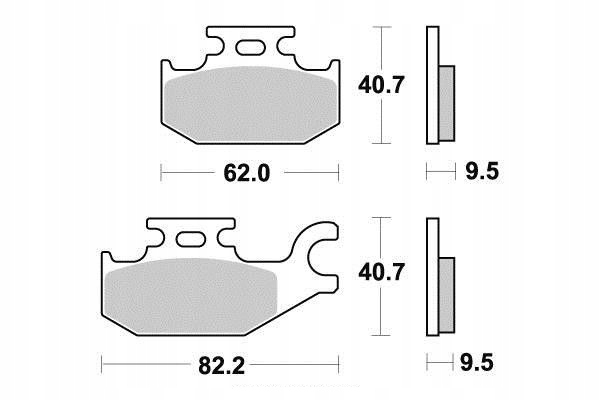 

Klocki Hamulcowe Suzuki Lta Kingquad 450 700 750