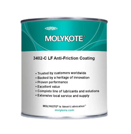 Molykote 3402 C Lf 500 g šedá mazacia vrstva proti zadretiu plechovka