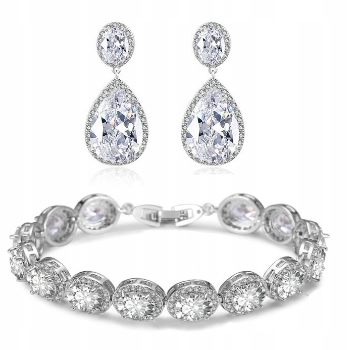 Exkluzivní Svatební Komplet S Diamantovými Zirkony