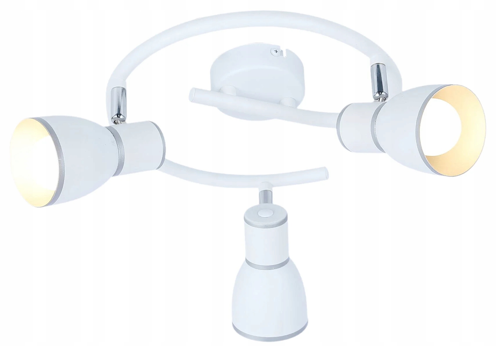 Candellux Fido Stropná lampa biela 3xE14 40W IP20 nastaviteľná