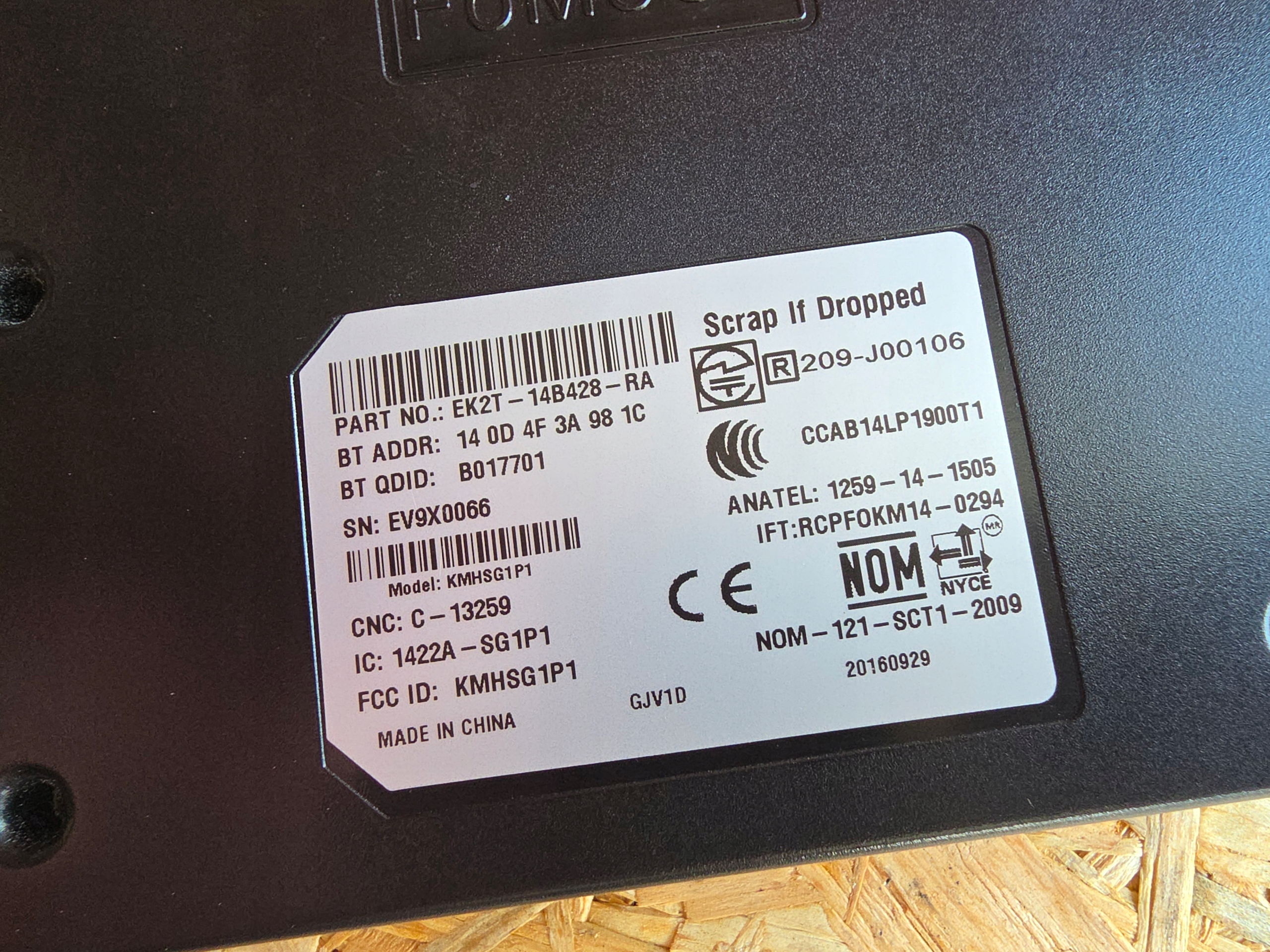 Ford Tourneo custom Transit Custom mk1 module / control unit Bluetooth sync1