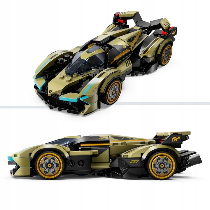 LEGO SPEED CHAMPIONS 76923 LUKSUSOWE LAMBORGHINI LAMBO V12 VISION GT Materiał plastik