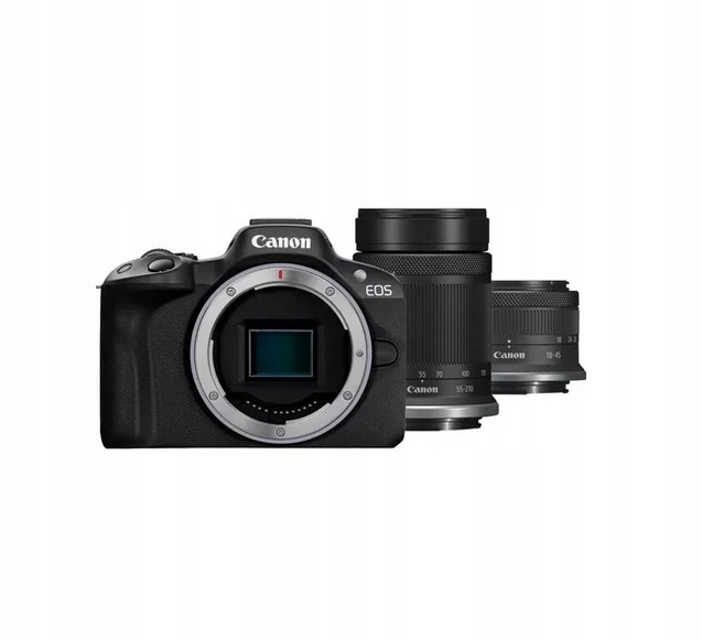 Canon R50 Bk Rf-s 18-45 Is Stm Rf-s 55-210 mm