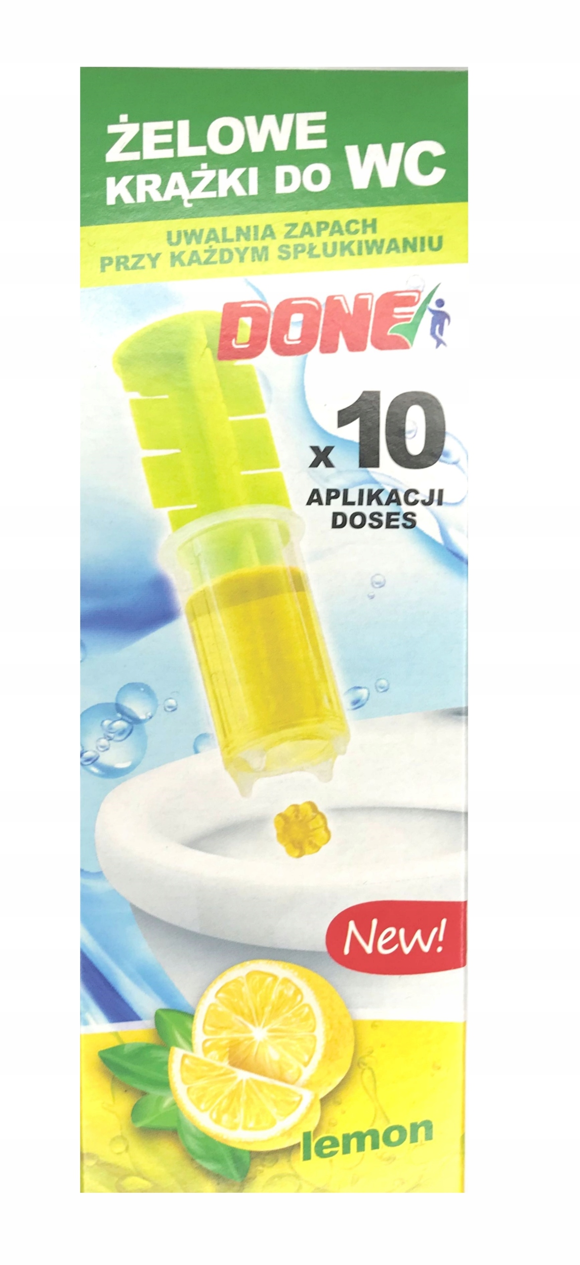 

Krążki żelowe Wc Done 60ml Lemon 10 aplikacji