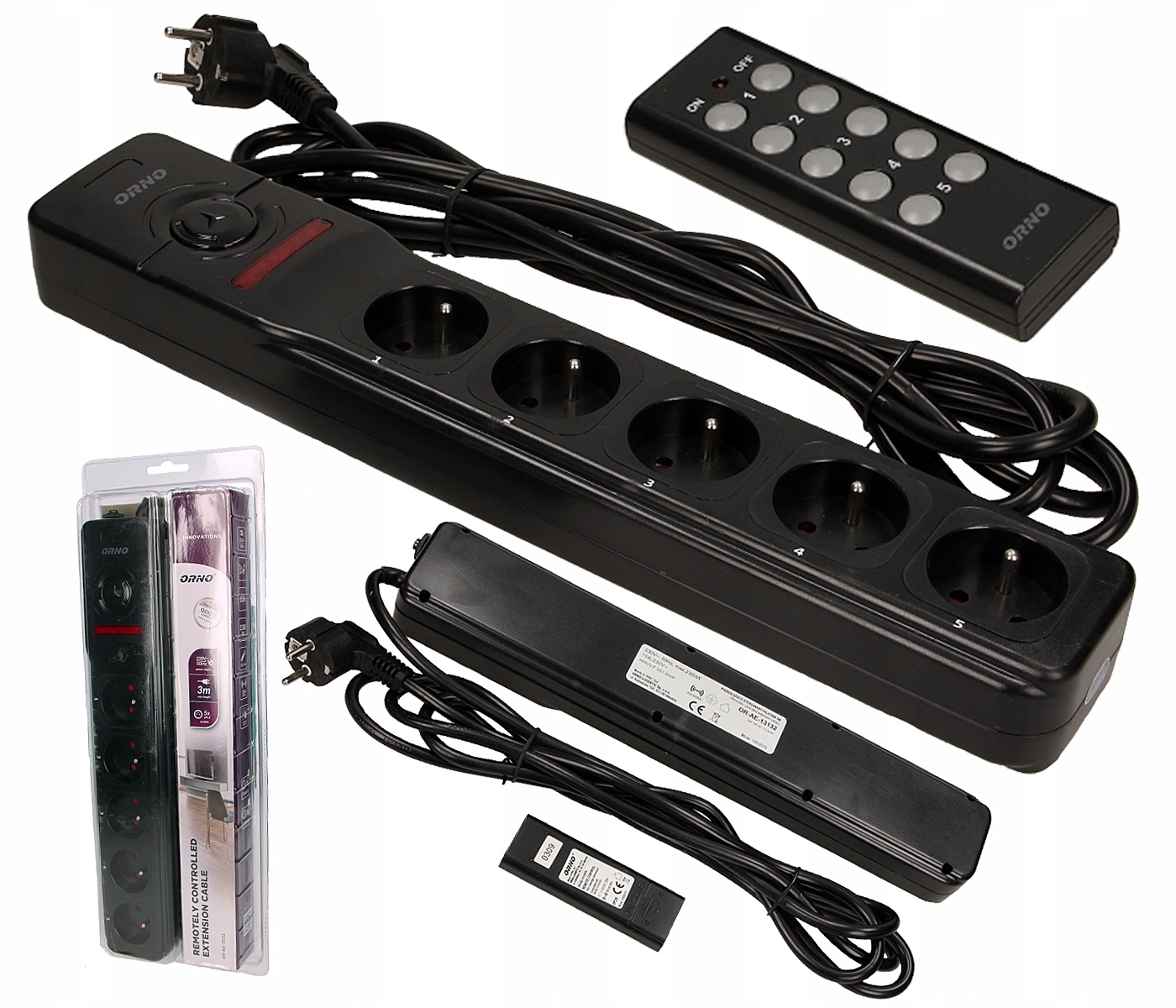 

Zdalnie Sterowana listwa pilot 2300W 230V Pro Orno