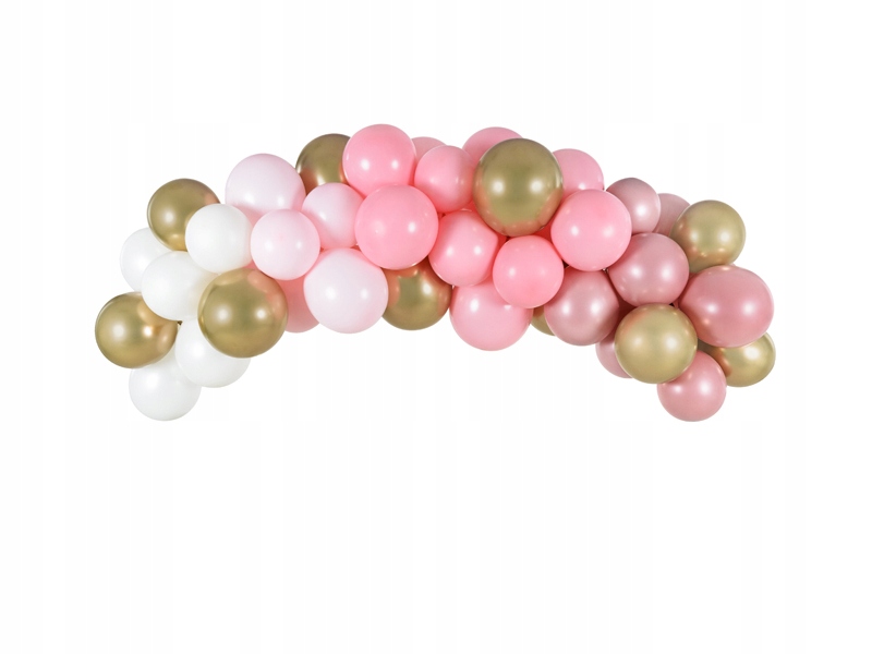 

Girlanda balonowa - różowa, 200cm