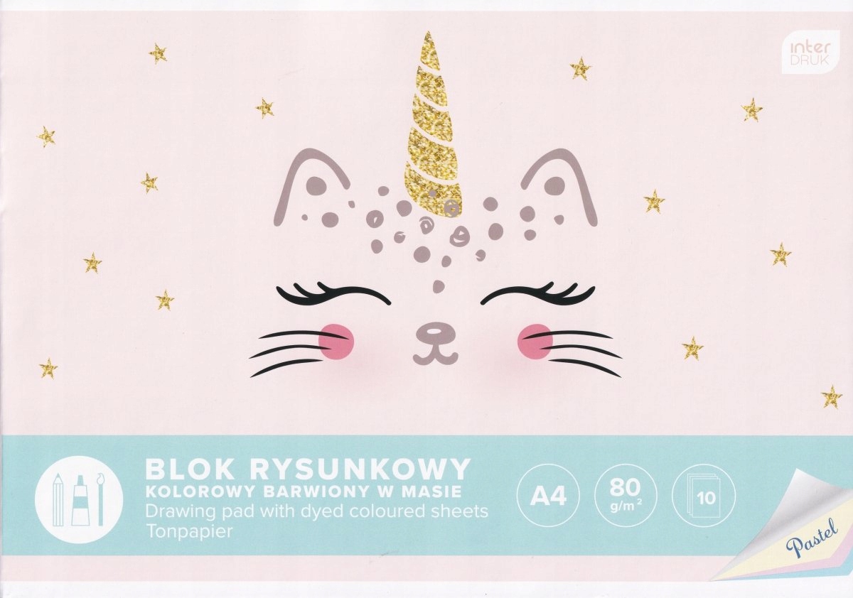 

Interdruk Blok Rysunkowy A4 10 kartek pastelowy