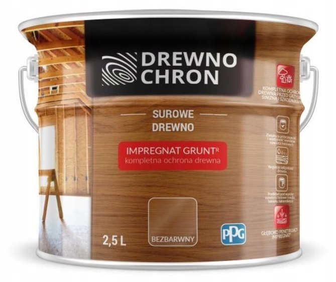 DREWNOCHRON grunt bezbarwny 2,5L