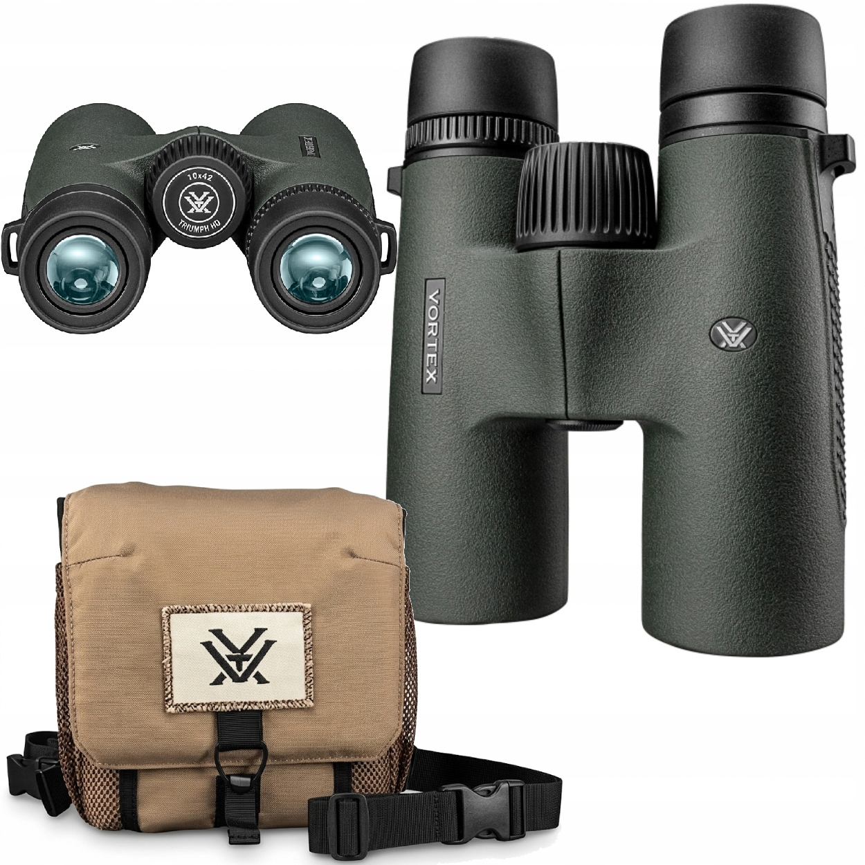 Lornetka wojskowa Myśliwska Vortex Hd 10x42 BaK-4 Azot Etui