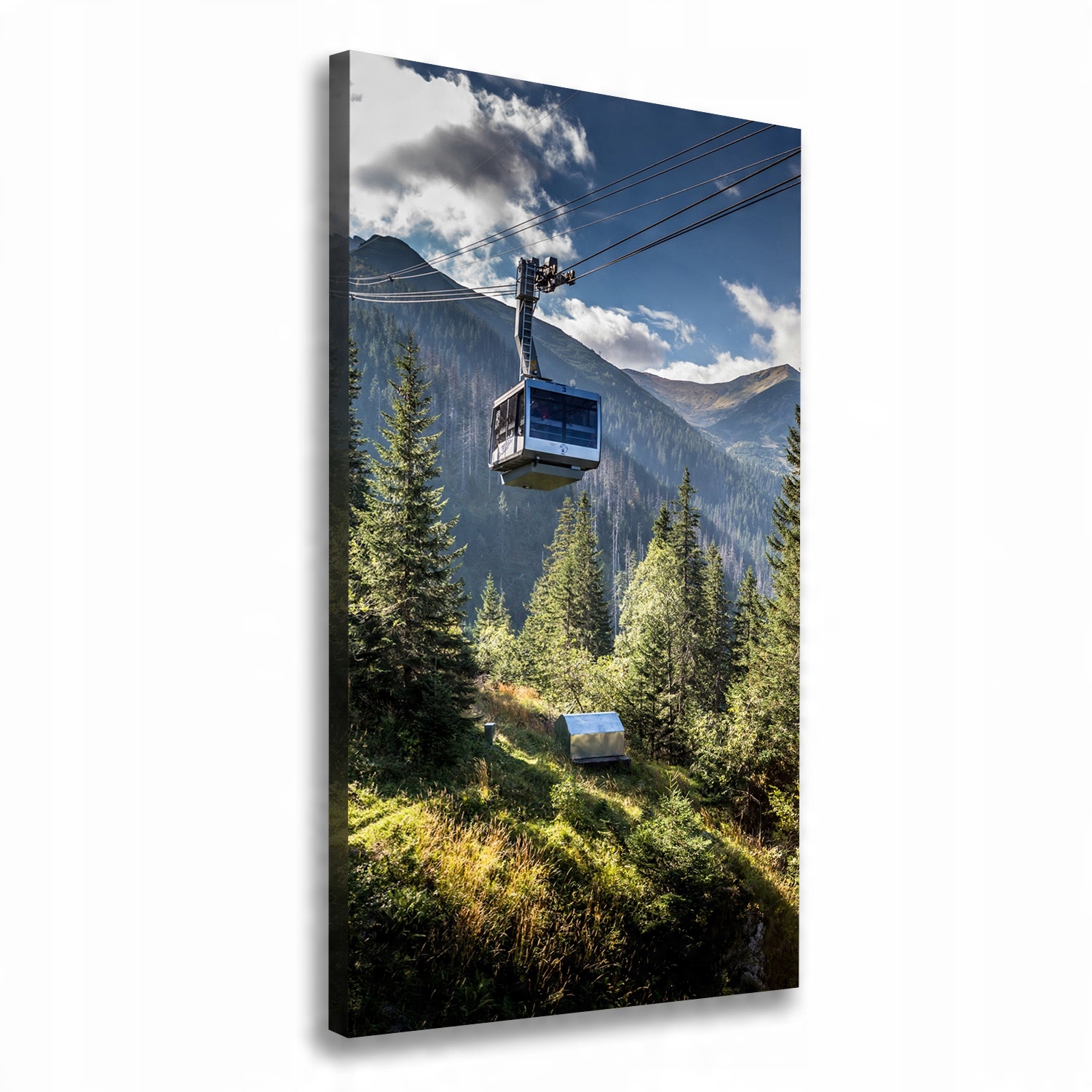 

Foto obraz na płótnie Kolejka górska 60x120 cm