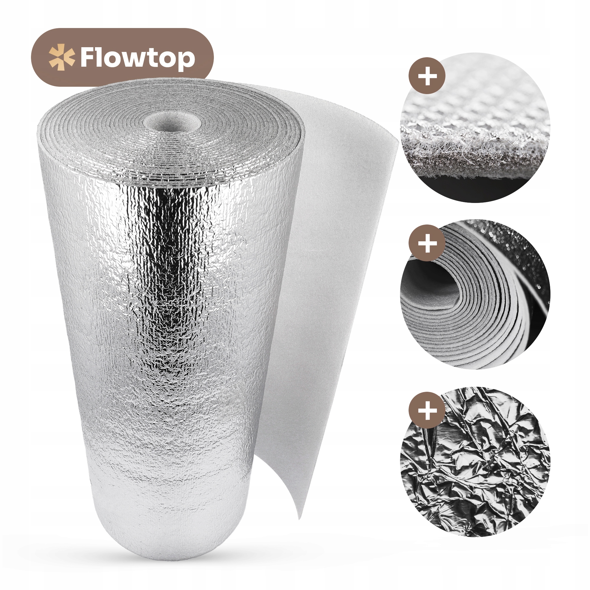 Ekran zagrzejnikowy Flowtop 10000 x 50 x 3 mm Typ ekran (mata) zagrzejnikowa