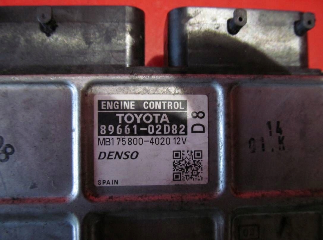 AURIS and 1 E15 06- 2.0 D4D 1AD-FTV control unit computer of the engine 89661-02D82