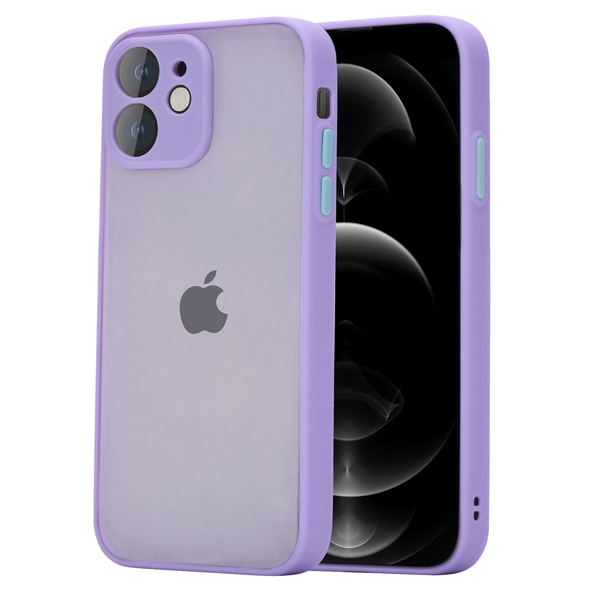 ETUI OCHRONA APARATU DO IPHONE 12 | FIOLET