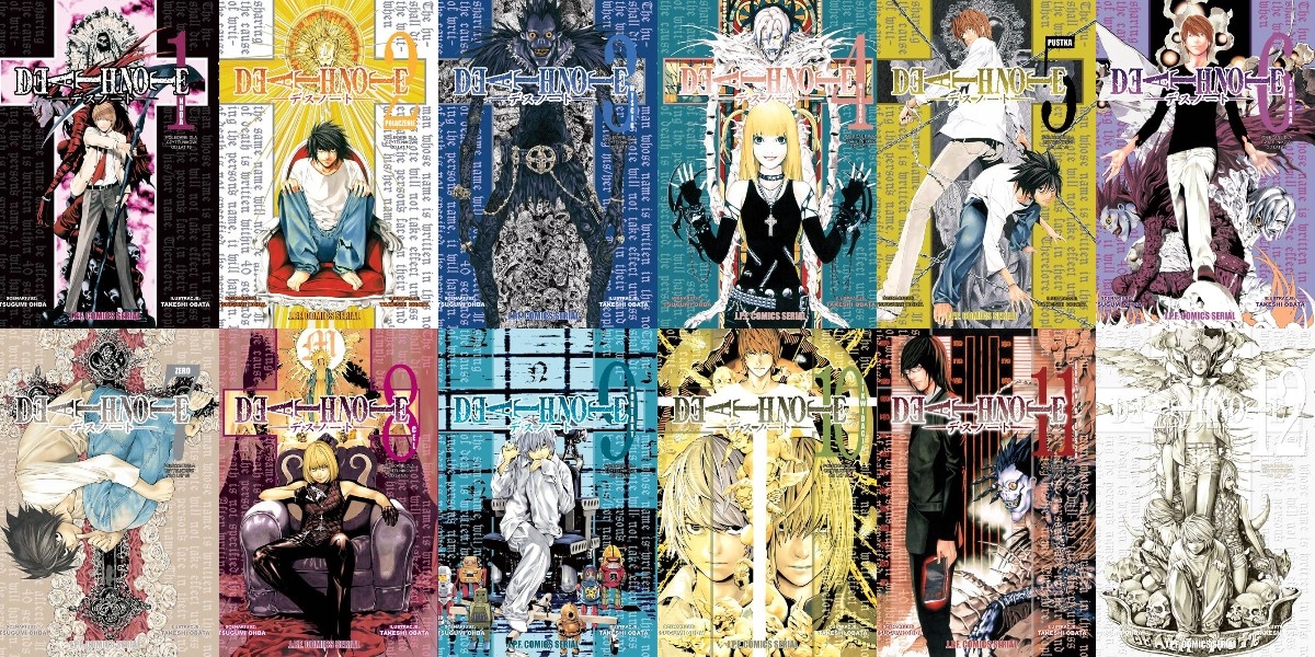 Death Note #1-12 Komplet Manga Nowy Jpf