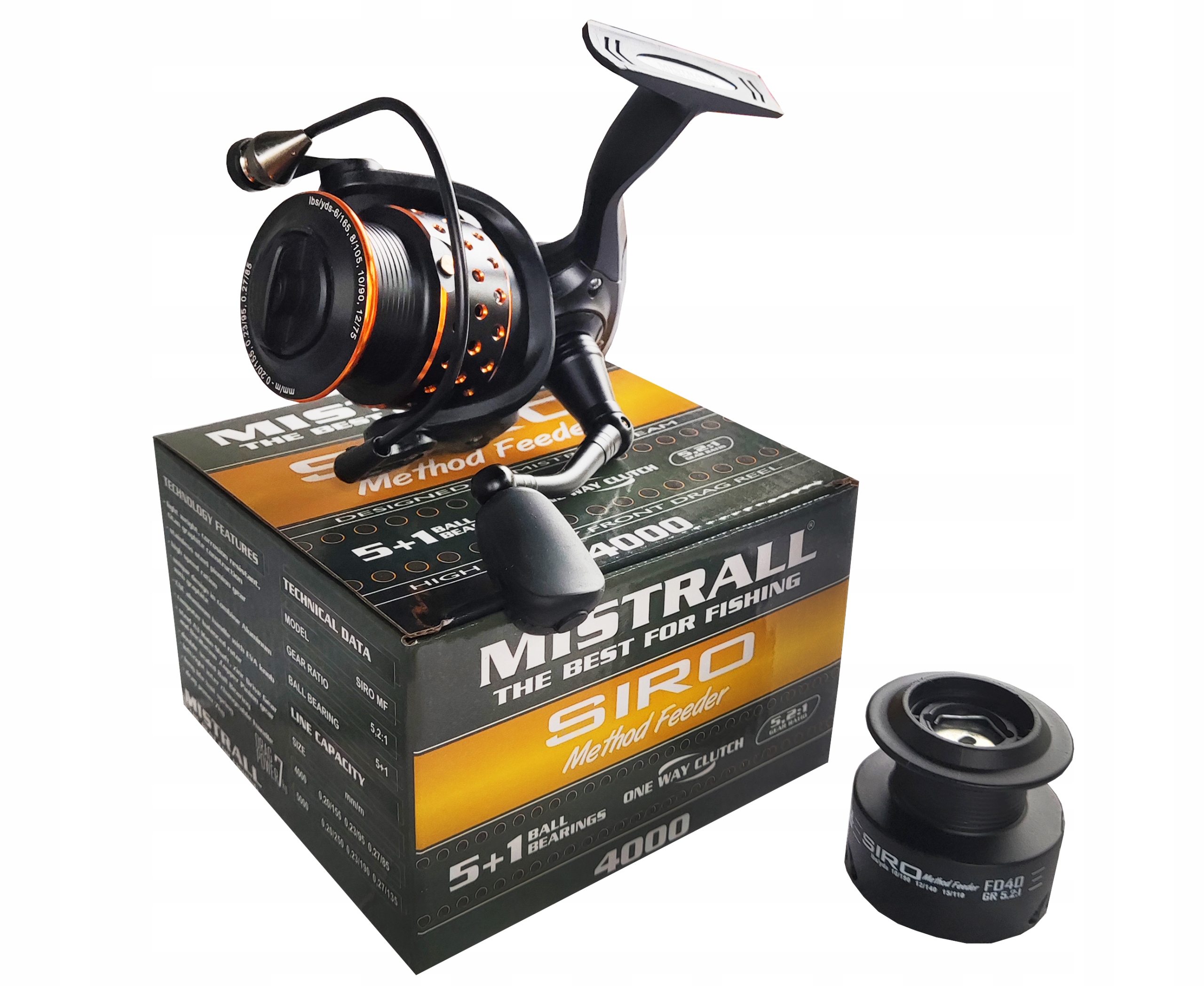 Kołowrotek Mistrall Siro Method Feeder 5000 Marka Mistrall