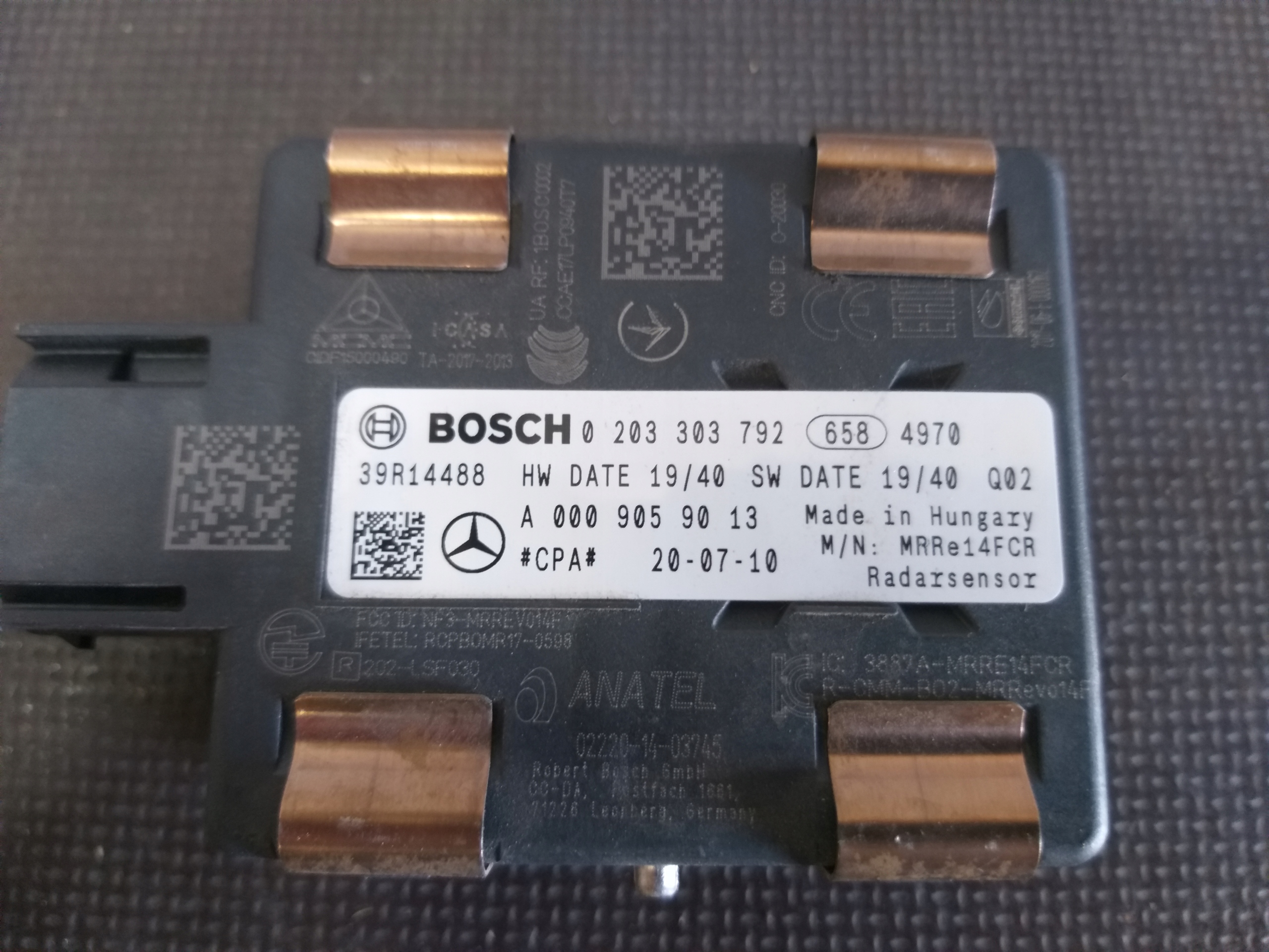 GRILL RADAR MERCEDES A0009059013