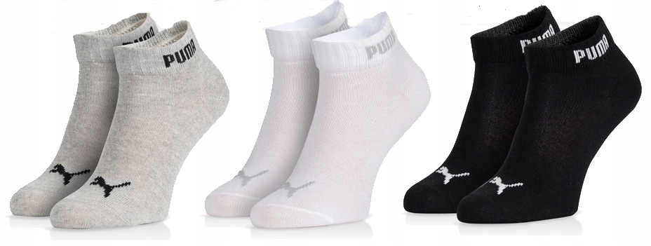 6 PAR PUMA SKARPETKI ZAKOSTKI MULTI 43/46 Rozmiar 43-46