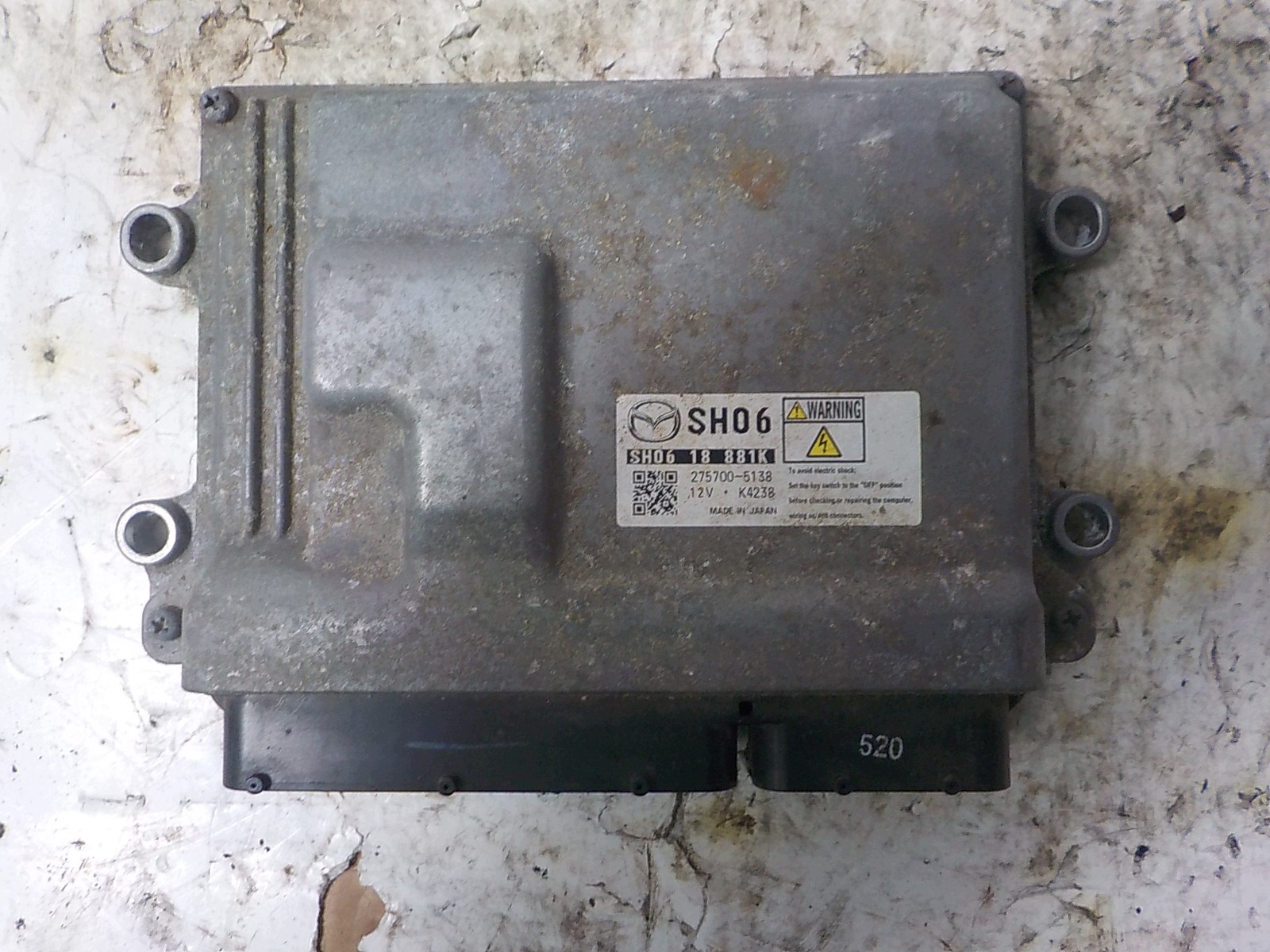 MAZDA 6 III GJ computer control unit SH0618881K 275700-5138