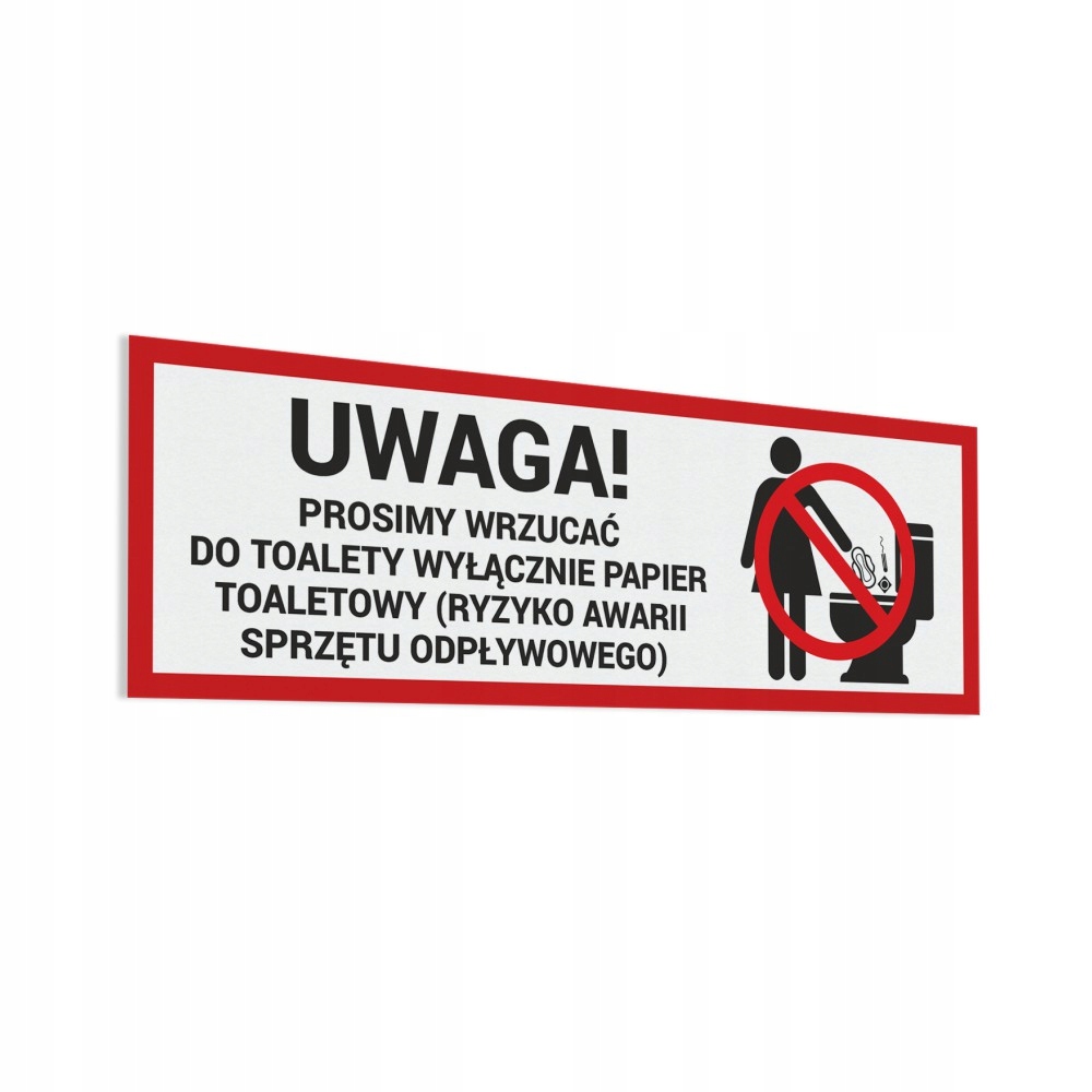 

Naklejka Prosimy Wrzucać Wyłącznie Papier 10x30