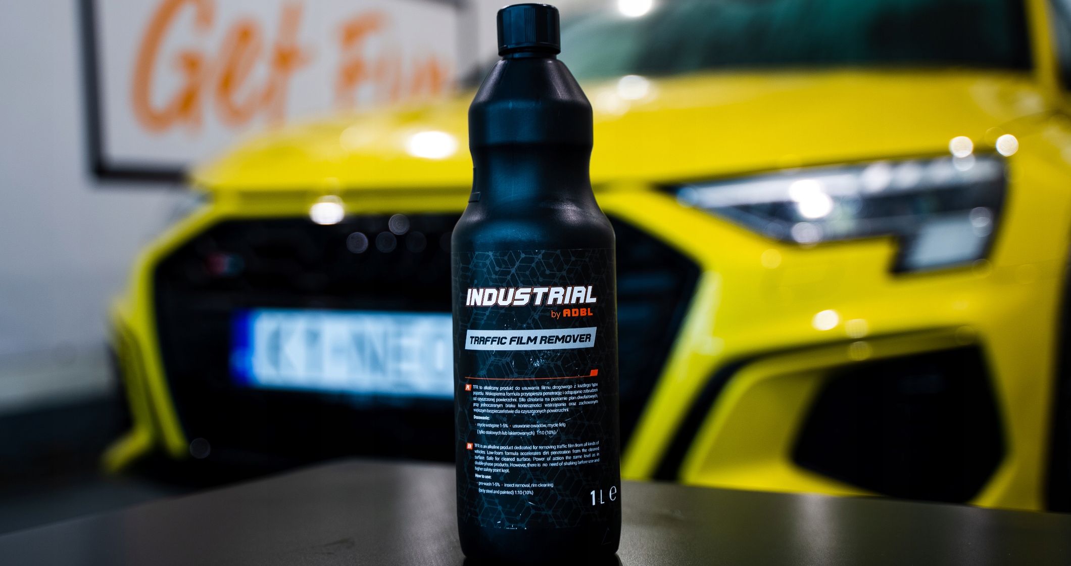 ADBL TFR Industrial Traffic Film Remover Pre Wash Do Mycia Samochodu Aut 5L Producent ADBL