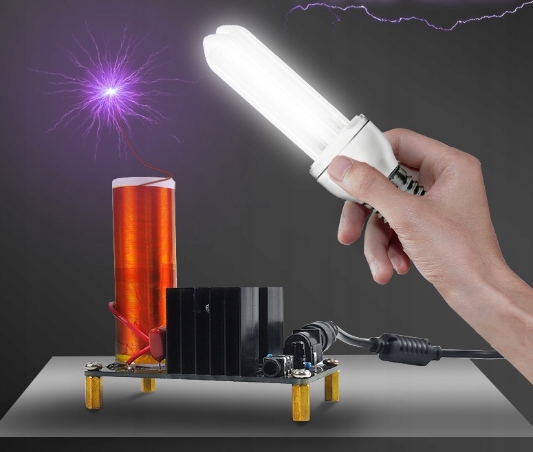 Cewka generator Tesli 15W 15-24V DIY KIT Audio Model Cewka generator Tesli 15W 15-24V