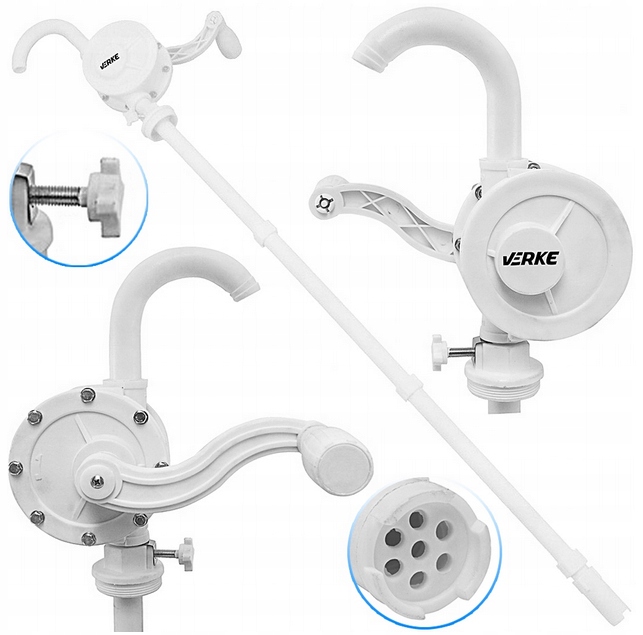 Pompa Pompka Ręczna Adblue Chemia Korbę Rotacyjna