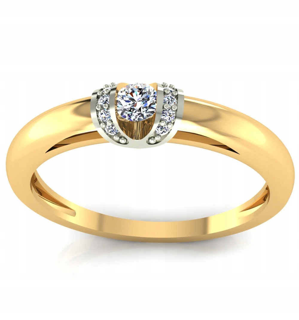 Výjimečný Zlatý Prstýnek Pr. 585