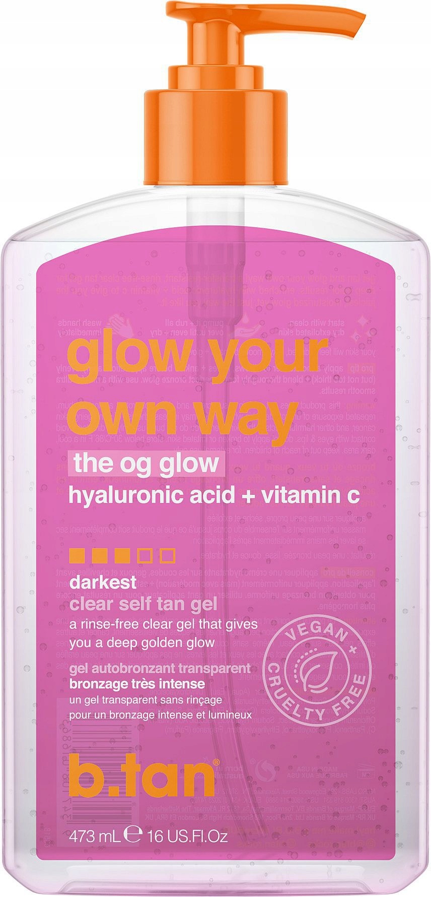 Gel B.tan Glow Your Own Way 473 ML