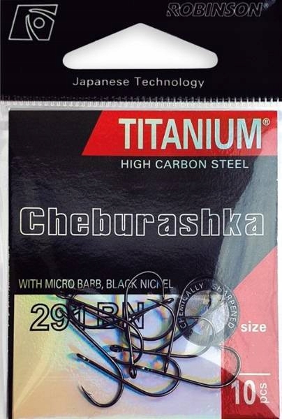 Haczyk Titanium Cheburashka 291 #2 10szt Robinson
