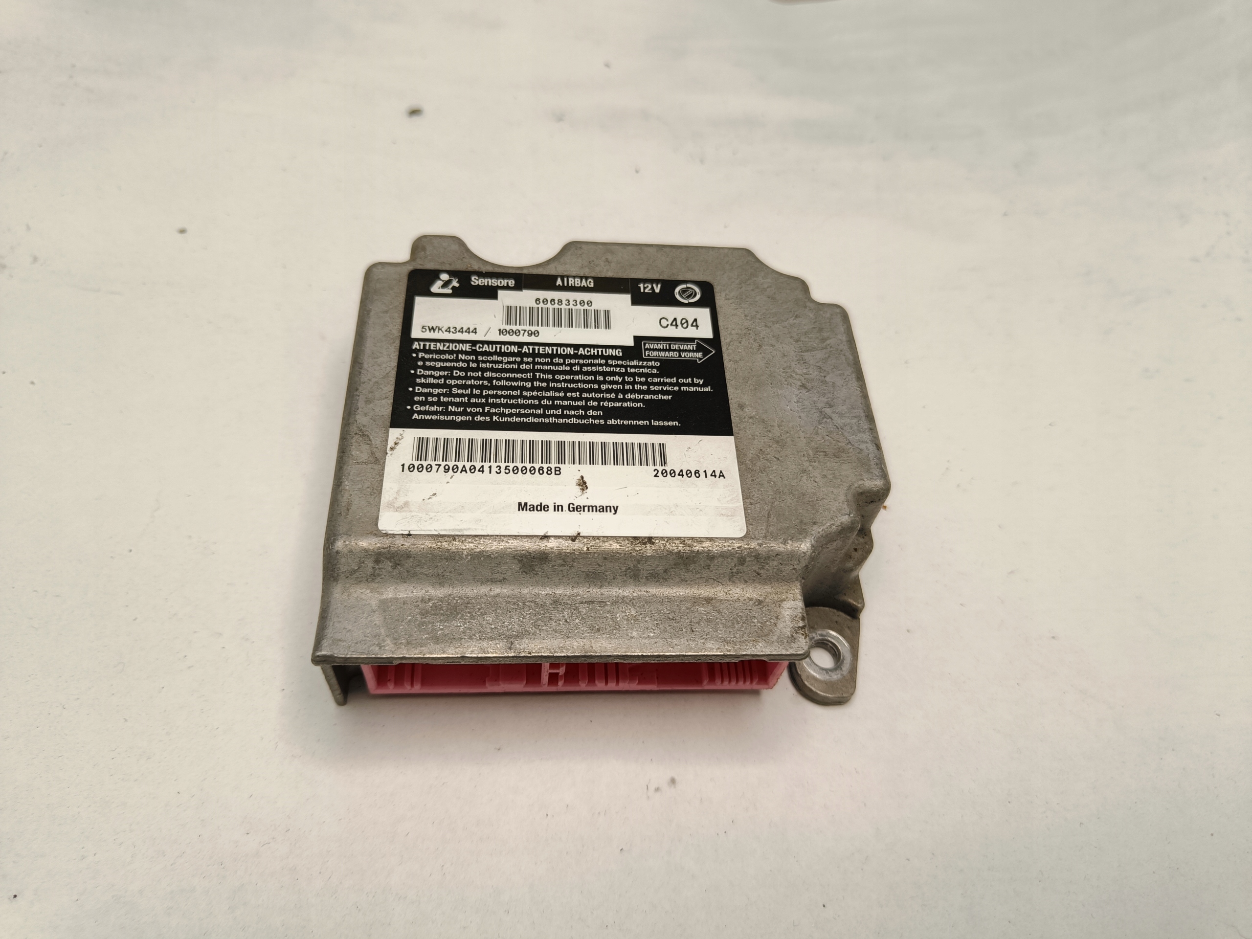 Moduł sensor poduszek airbag Alfa Romeo GT 60683300