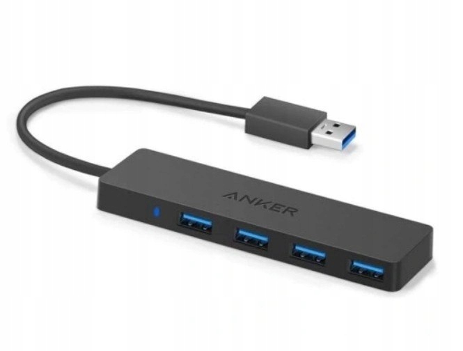 Anker Hub koncentrator 4-Port 4 porty Usb 3.0 Ultra Slim Data cienki 60cm