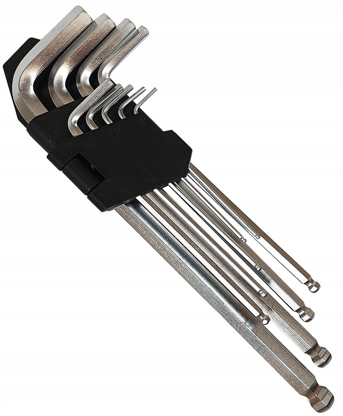 HEX KLÍČE HEX KLÍČE S KULIČKOU 9 EL. SADA HEXAGON KEY SET Kód výrobce S10700