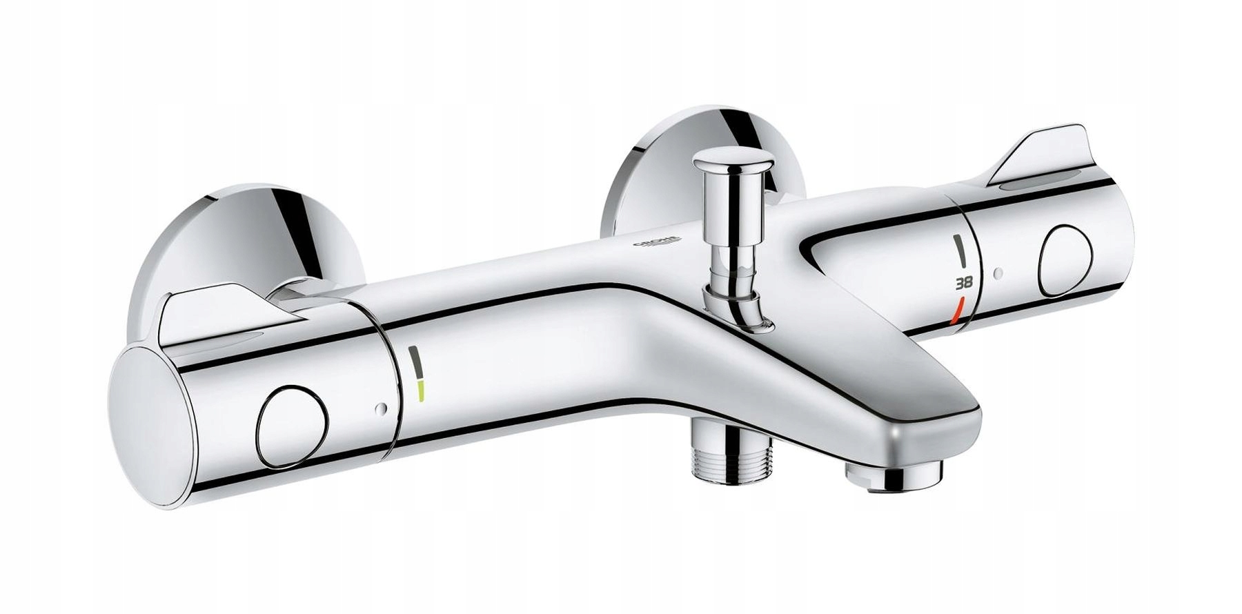 Grohe Grohtherm 800 bateria wannowo-prysznicowa ścienna termostatyczna