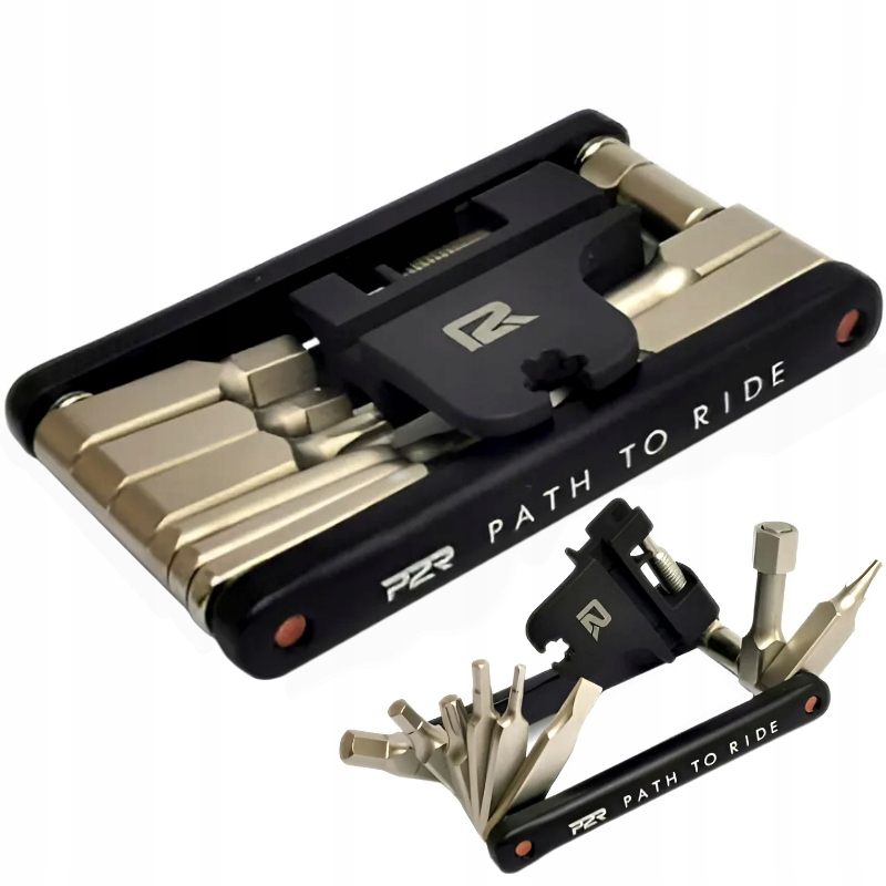 Zestaw Kluczy Rowerowych Narzędzia 16W1 P2R Manit Multitool 16 Funkcji Stal
