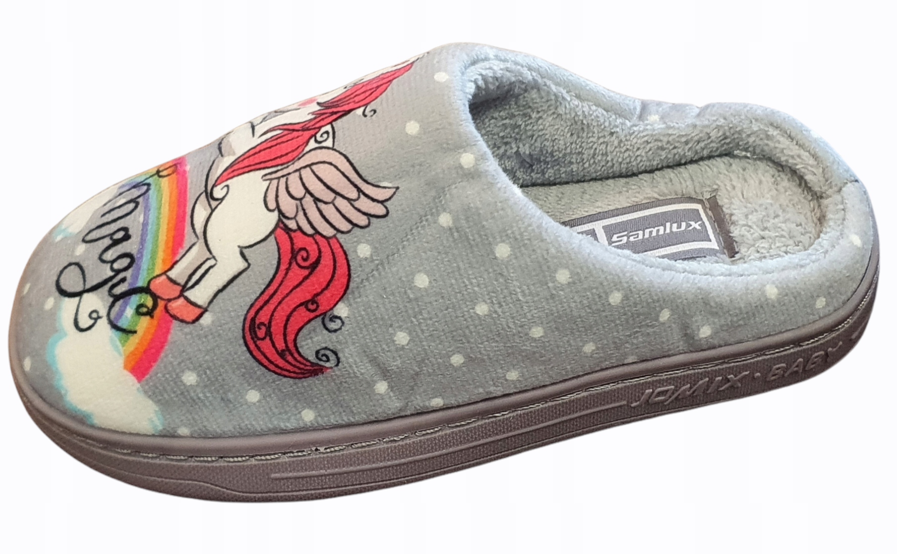 KAPCIE DZIECIĘCE DOMOWE ŚLICZNE SZYTE SAMLUX 35 JX