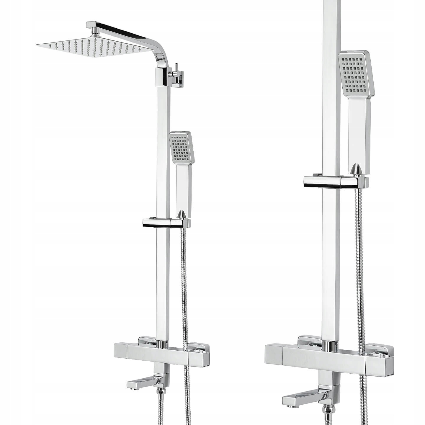 Sprchový Set, Vaňový Stĺp S Termostatom A Výtokom, Dažďová Sprcha 20