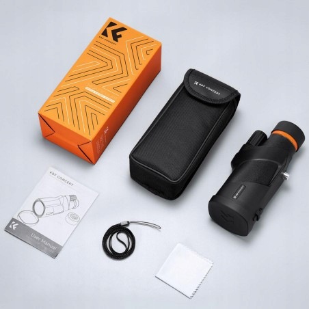 Dalekohled Monokulár K&f Concept 12×50 BAK4 IP66, černý