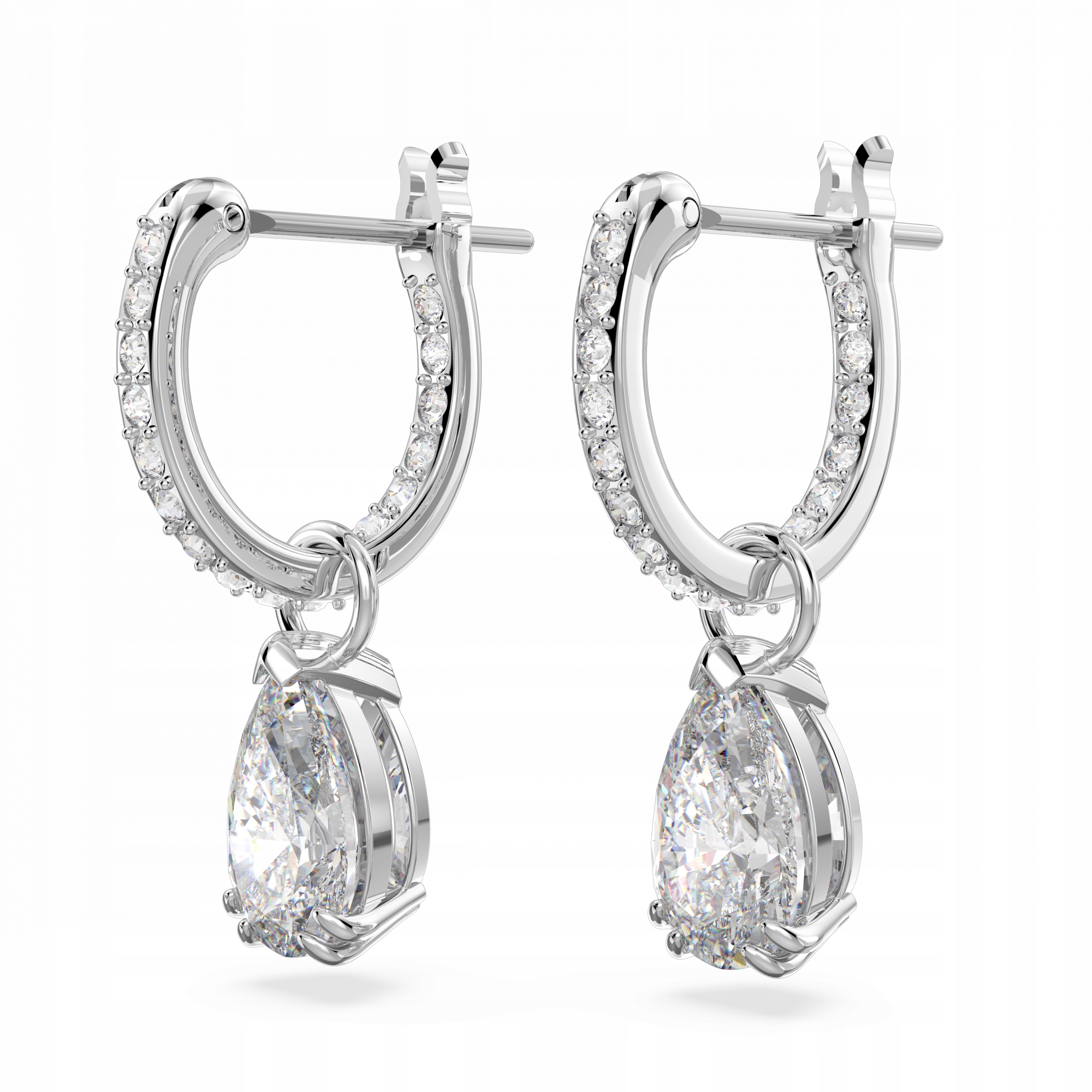 Swarovski Třpytivé náušnice kroužky s přívěsky 2v1 Millenia 5636716