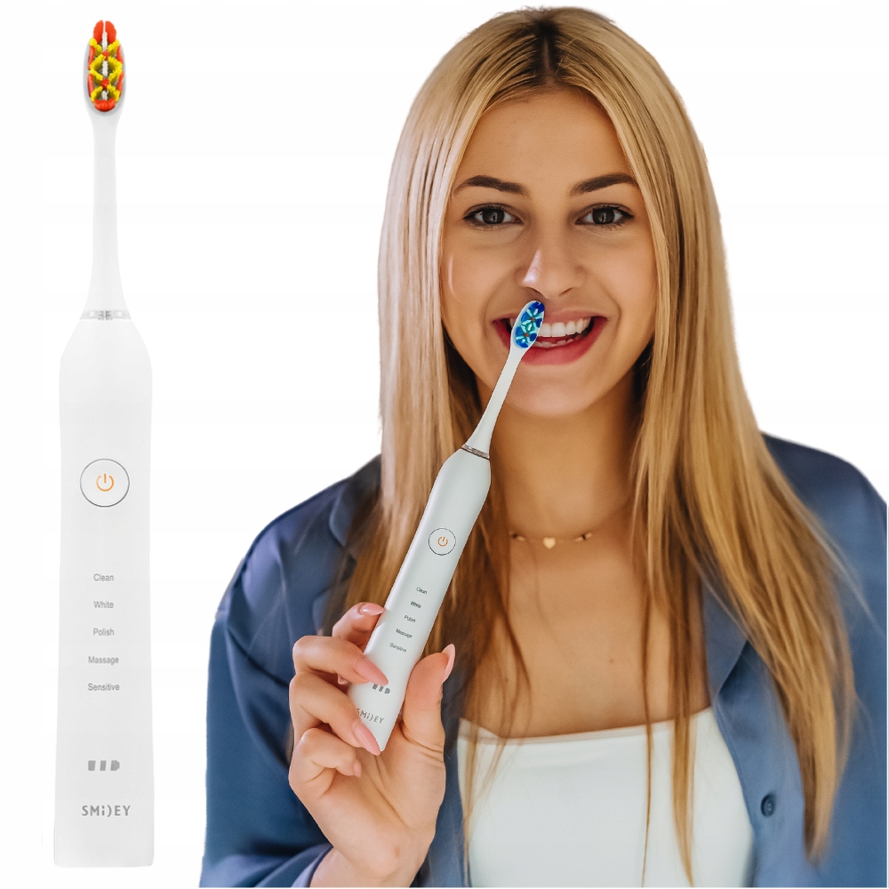 

Szczoteczka Soniczna Do Zębów Smiley+etui+gratis