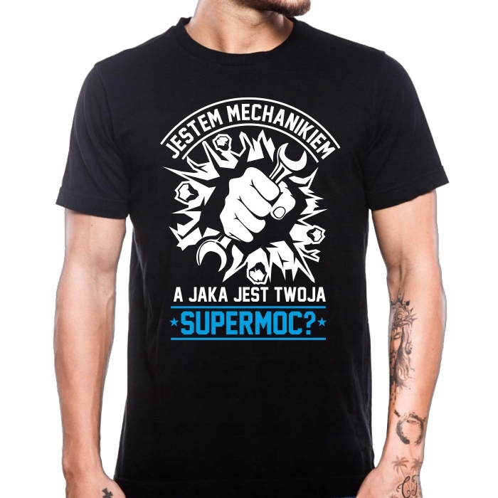 

Koszulka Dla Mechanika Super Mechanik Prezent