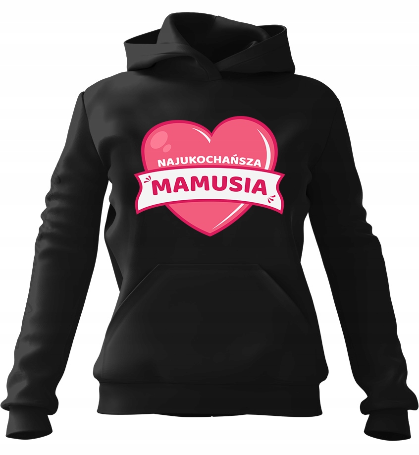 Dámská Mikina s kapucí Mommy černá L